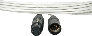 TecNec Plenum DMX Lighting Control Cable 5-Pin XLR-Male to Female 35FT