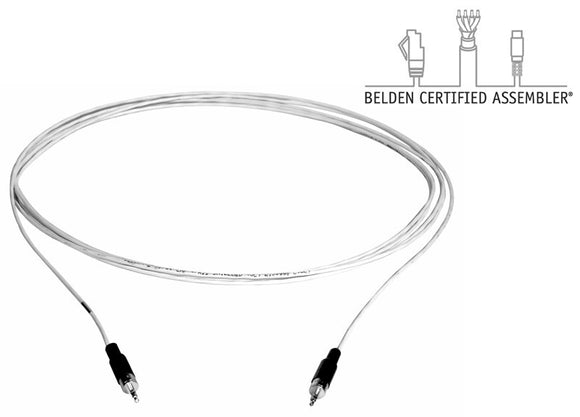 Plenum Audio Cable 3.5mm Stereo Mini To 3.5mm Stereo Mini 125FT