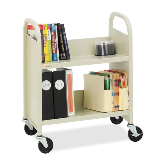 Bretford Slant Shelf Booktruck 28W x 13D x 24-1/2H