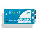 Radial SB-1 Compact Active DI For Acoustic Guitar & Bass 48V Phantom Powered