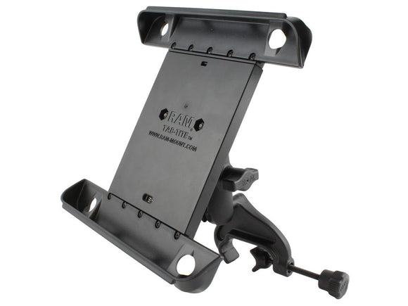 Ram RAM-B-121-TAB3U Yoke Clamp Mount w/ Tab-Tite Cradle for iPad