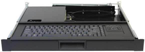 Recortec RMK-460/32 1U Compact Keyboard with Computer - Trackball