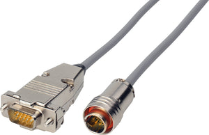 RS422 Command Cable - Lemo 10P to DB15 Male Copperhead - 10 Foot