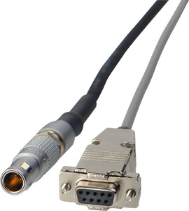 RS232 Command Cable - Lemo 6P to DB-9F - 1 Foot