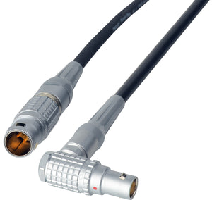 Epic / Scarlet 12V DC Power Cable - RA Lemo 1B-6F to 2B 6-Pin Male - 5 Foot