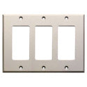 RDL CP-3 Triple Cover Plate - White