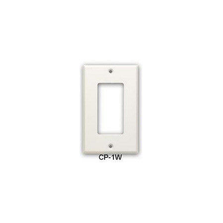 White Decora 1-Gang Outer Plate