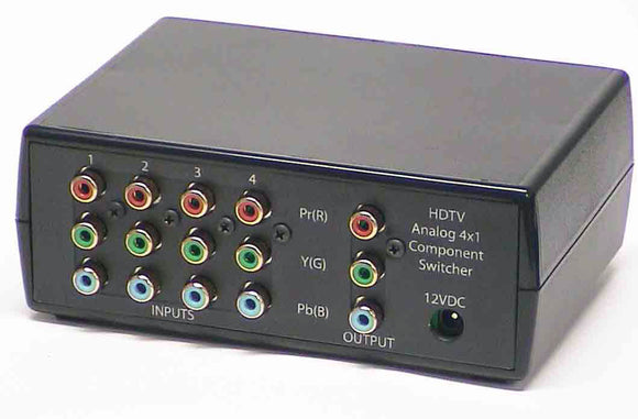 Inday RGB4X-R 4X1 HDTV Analog Component Video Switcher