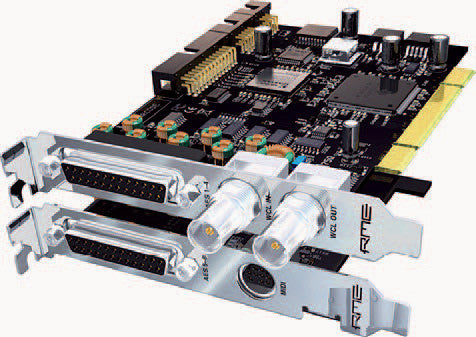 RME AES32 32-Channel 192 kHz AES/EBU PCI card