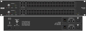 Rane ME 60S 2ch 1/3 Octive microGraphic EQ - 2RU