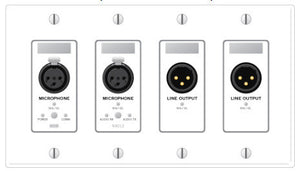 Rane RAD12 Remote Audio Device - 2 XLR Mic In 2 XLR Line Out - Black