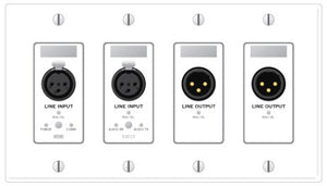 Rane RAD15 Remote Audio Device - 2 XLR Line In 2 XLR Line Out - Ivory