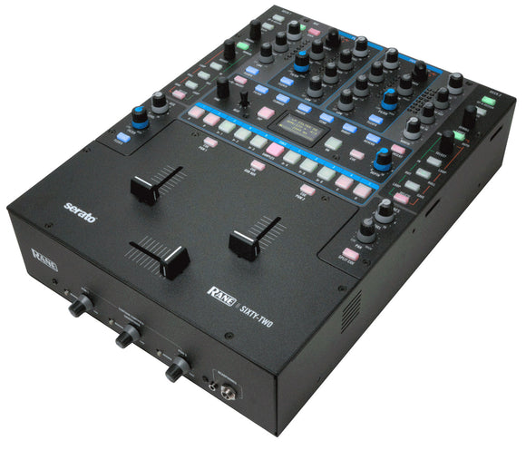 Rane SIXTY-TWO Performance Mixer - 2 USB Ports 6 Stereo Record 4 Stereo Playback