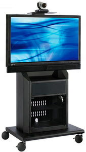 Avteq RPS-800S Rollabout Video Conferencing Cart for a 37-52 Inch Flat Screen