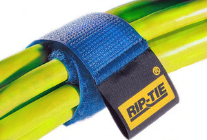 Rip-Tie CableWrap 1x3 Blue 100 Pack