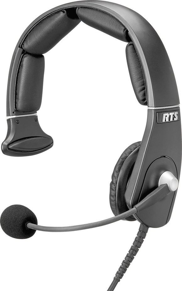 RTS MH-300 Single-Sided Lightweight Headset with A5M 5-Pin XLR Male Connector