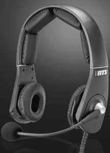 RTS MH-302 Dual-Sided Premium Lightweight Headset Quick Connect