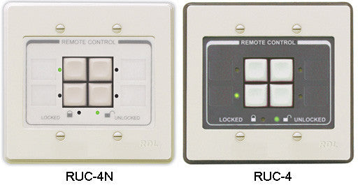 RDL RUC-4N UltraStyle Universal Remote Control - UltraStyle Neutral