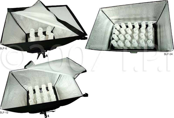 Savage E-27 Fluorescent Continuous Light Unit with Six 24W 5000k Bulbs