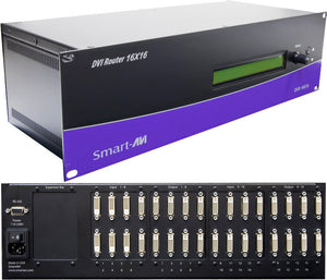 SmartAVI DVR16X16S DVI-D 16x16 Matrix Switcher / Router