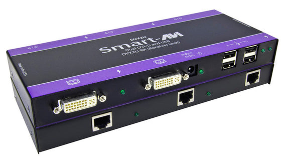 SmartAVI DVX-2US Dual DVI-D and USB over CAT6 STP Extender