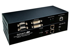 SmartAVI SDX-2PS HDBaseT Dual DVI-D + USB 1.1 + RS232 + Audio Extender