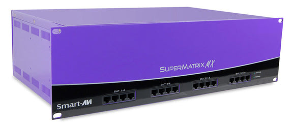 SmartAVI SMX-AV1616S Component or UXGA + Audio over CAT5 16x16 Matrix with RS-232