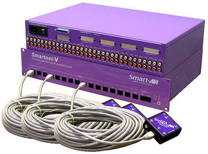 SmartAVI SNV16X16S Composite Video/Audio/IR over CAT5 16x16 matrix with RS-232