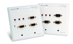 SmartAVI XTWALLS UXGA/Audio/RS-232/IR Point-to-Point Wall Plate CAT5 Extender