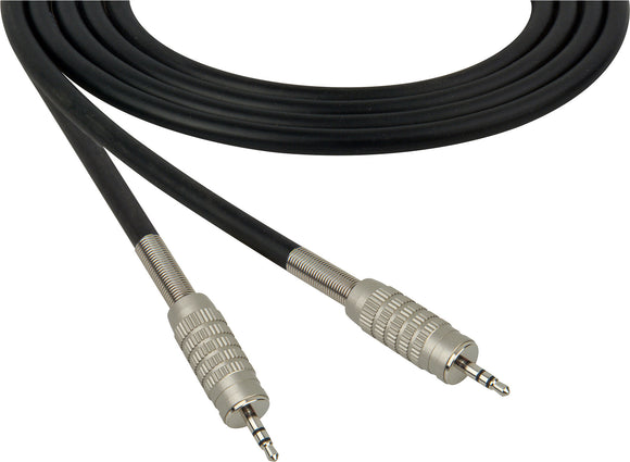 Canare Star-Quad Microphone Cable 3.5mm TRS Stereo Male to Male 1.5FT (Multiple Colors)