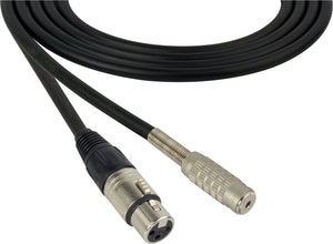 Canare Star-Quad Microphone Cable XLR Female to 3.5mm TRS Female 10FT (Multiple Colors)