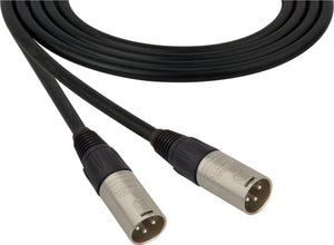 Canare Star-Quad Microphone Cable 3-Pin XLR Male to 3-Pin XLR Male 100FT (Multiple Colors)