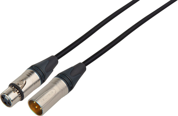 Canare Star Quad L-4E6S Audio Cable XLRP-XLRJ 25FT with EMC XLR for EMI protection