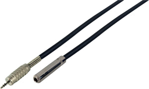 TecNec Stereo Audio Cable 1/4in Female to 3.5mm Male 2FT