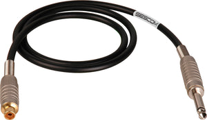 Canare Star-Quad Microphone Cable 1/4" TS Male to RCA Female 25FT (Multiple Colors)