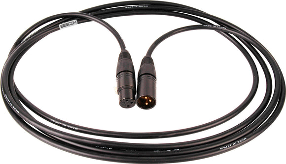 Canare Star-Quad Microphone Cable Black and Gold XLR 15FT (Multiple Colors)