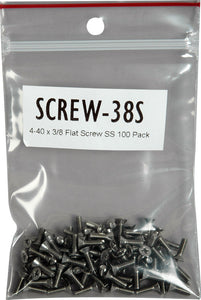 1/2x440 Black Pan Head Screw 100 Pack