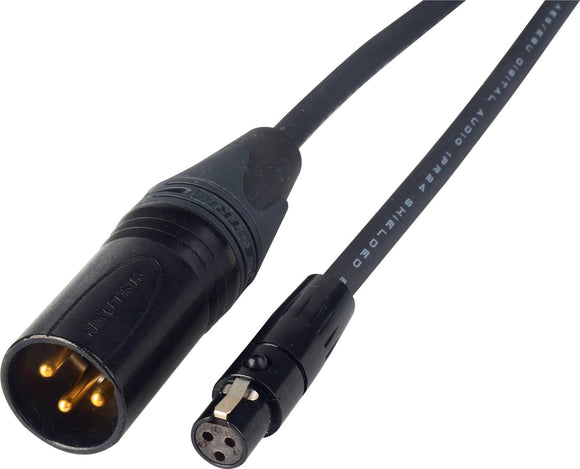 Sound Devices Audio Cable TA3F to Standard 3-Pin XLR Male Cable - 5 Ft Pair