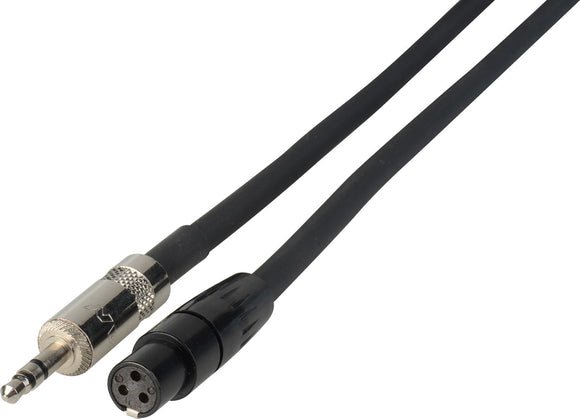 Sound Devices Link Cable 3.5mm Male to 3-Pin Female Mini XLR TA3F- 10 Foot