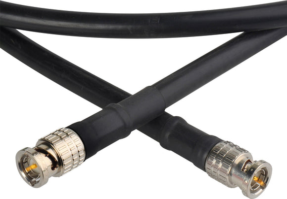 Canare RG11 SDI Digital Coax Cable BNC Male to Male 100FT Black