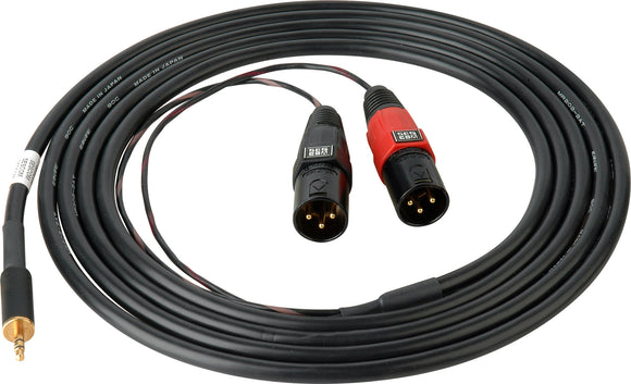 Sescom SES-IPOD-XLRM10 3.5mm Mini Stereo Plug to Dual XLR-M 10 Ft