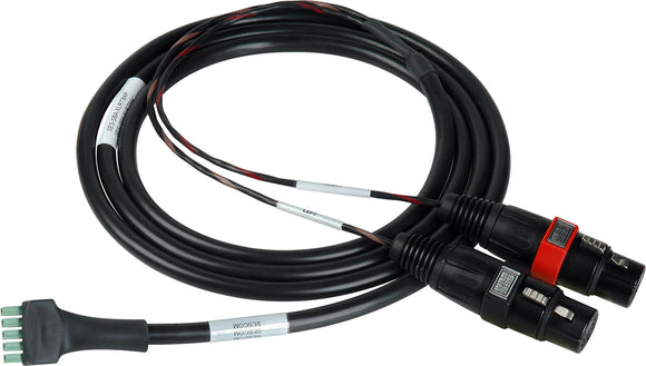 Sescom SES-SBA-XLRTB6F Adapter Cable Female XLR to Terminal Block 6Ft