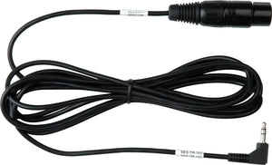 Sescom SES-TR-153 Female  XLR to RA 3.5mm 1/8 Pro DSLR Mic Cable 10 Ft