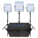 Dracast LED500 Silq Daylight LED 3 Light Kit