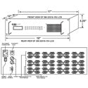 NTI SM-32x16-15V-LCD 32x16 VGA Video Matrix Switcher