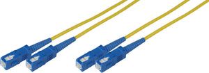 5-Meter 9u/125u Fiber Optic Patch Cable Singlemode Duplex SC to SC - Yellow