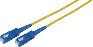 2-Meter 9u/125u Fiber Optic Patch Cable Singlemode Simplex SC to SC - Yellow