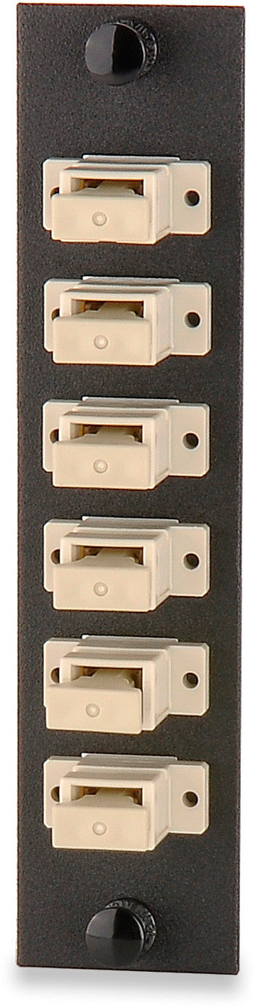 Signamax UFE-B-06SC 6-Fiber (6-Simplex) SC Multimode Adapter Plate - Beige