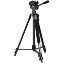 Sunpak 620-585 5858D 58 Inch Tripod with 3-way Panhead - Black