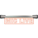 Sonifex LD-40F1MCL Single Flush Mounting 40cm MIC LIVE Sign